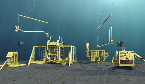 Engineers performing offshore asset integrity and risk-based inspection analysis