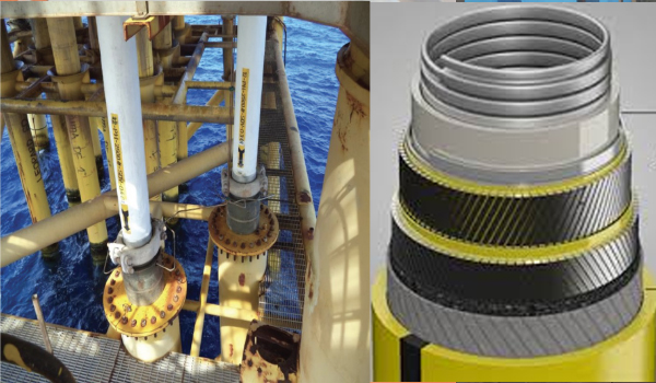 Flexible riser annulus testing equipment and offshore integrity inspection setup in Port Harcourt facility