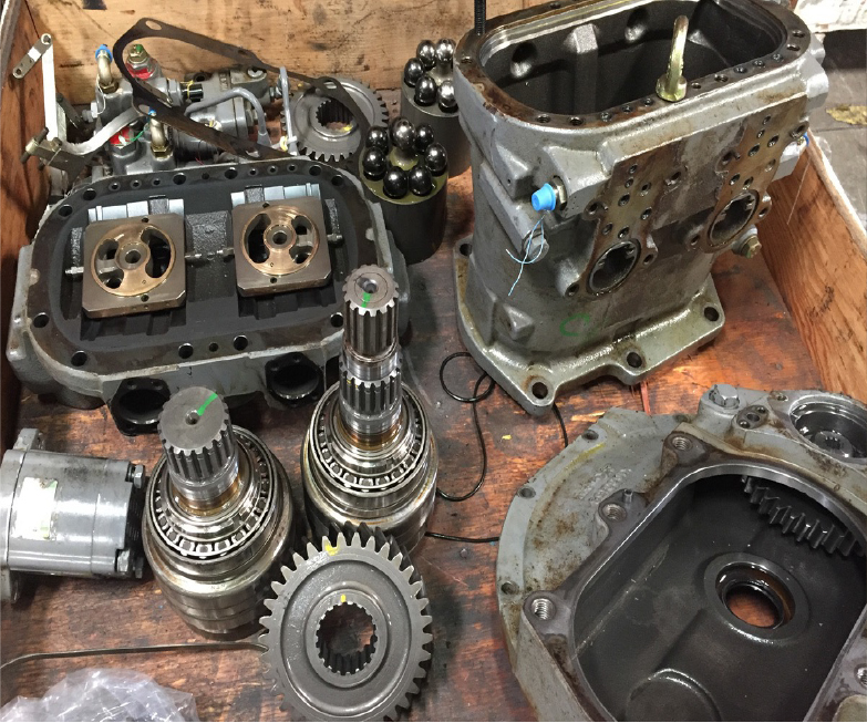 Hydraulic pump and motor repair and testing services for industrial and oilfield applications
