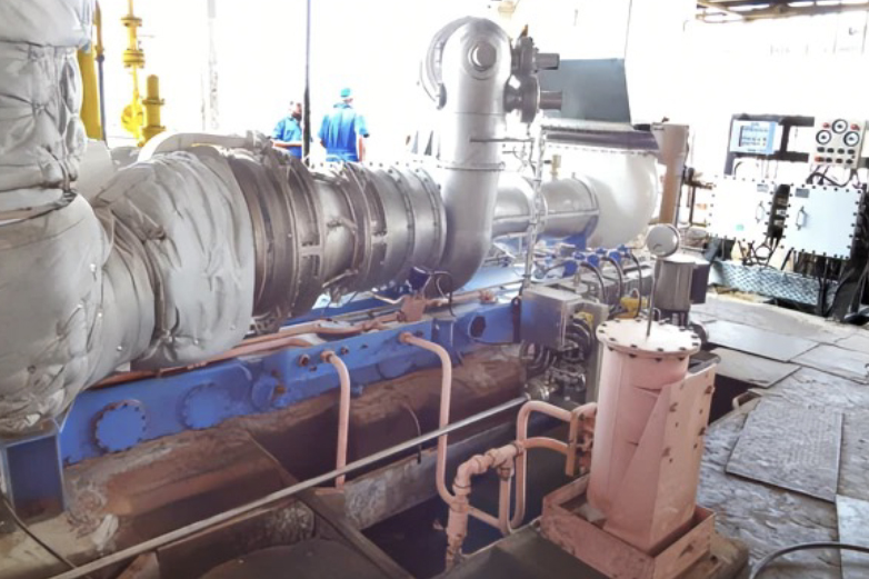 Digital control cabinet upgrade for Ruston TA1750 industrial gas turbine system