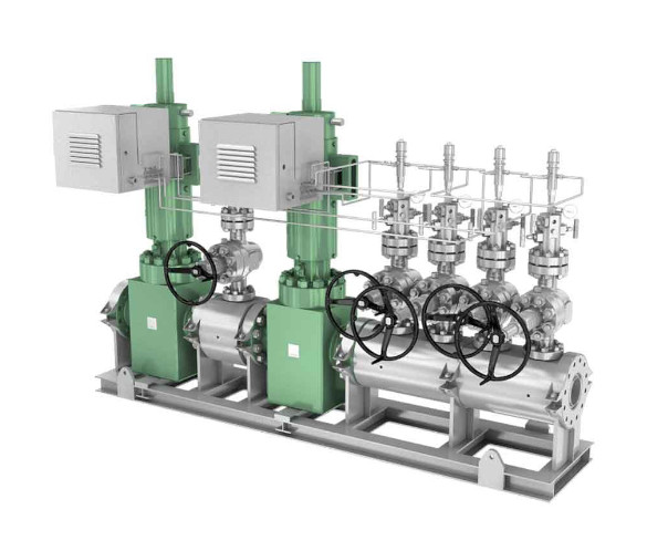 Industrial safety instrumented system panel with integrated emergency shutdown and fire and gas monitoring systems.