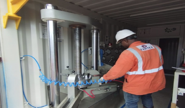 Industrial valve maintenance and testing operations for offshore and onshore oil and gas facilities