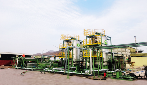 Oilfield drilling and production support personnel working on an operational oil and gas facility.