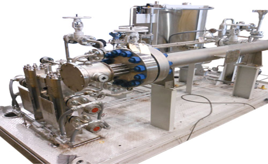 Fuel gas conditioning skid with filtration, heating, pressure regulation, metering, and control systems for industrial gas applications.
