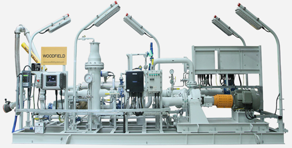 LACT unit package with fiscal metering, automatic sampling, BS&W monitoring, and custody transfer control systems.
