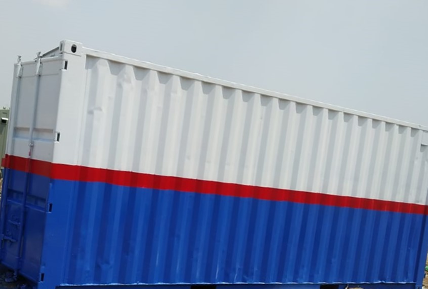 20ft containerized valve testing workshop with integrated pressure testing and lapping equipment
