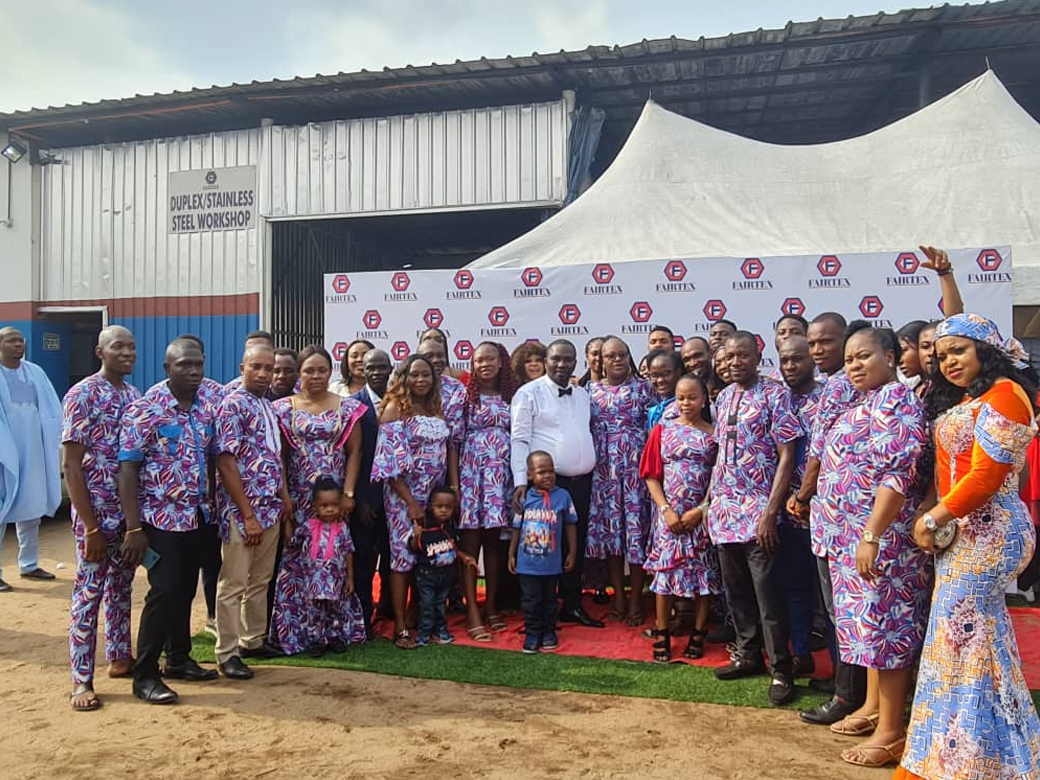 Fairtex employees and invited guests during the 19th anniversary celebration in Port Harcourt