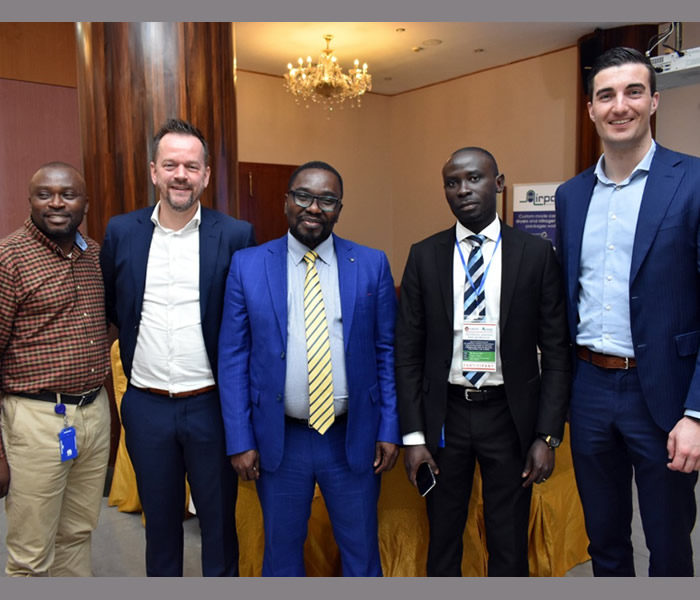 Seminar participants and technical representatives during the workshop in Lagos