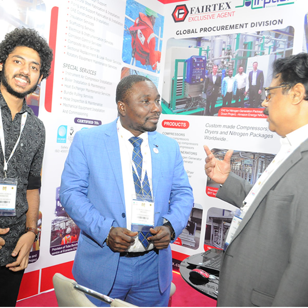 Fairtex exhibition stand at the Nigeria Oil and Gas Conference and Exhibition 2019