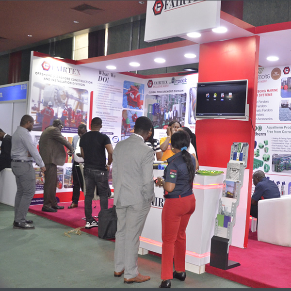 Fairtex exhibition stand at the Nigeria Oil and Gas Conference and Exhibition 2019