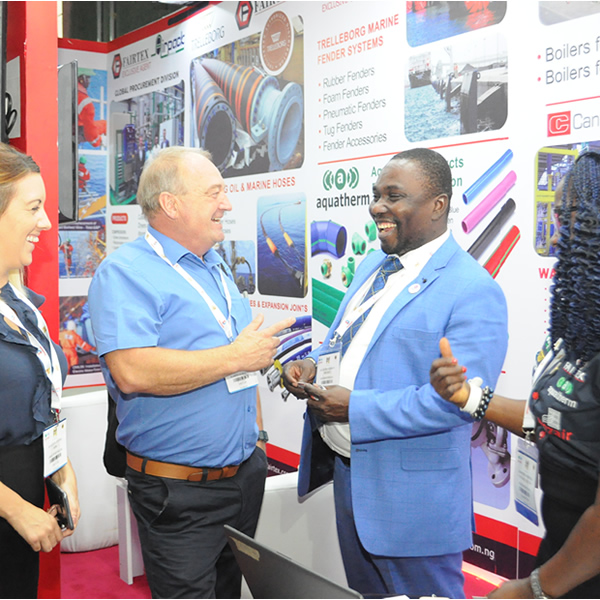 Fairtex exhibition booth during the Nigeria Oil and Gas Conference and Exhibition 2019 in Abuja